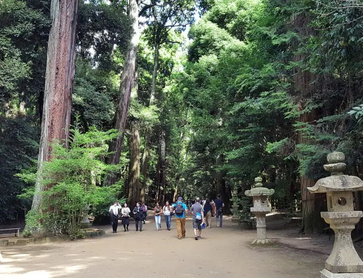The Deity of War lives in Kashima Shrine