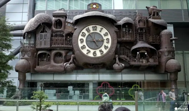 The Ghibli Clock In Shiodome – Enjoy Hayao Miazaki’s Art For Free!