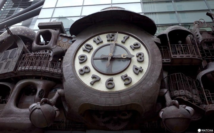 The Ghibli Clock In Shiodome – Enjoy Hayao Miazaki’s Art For Free!
