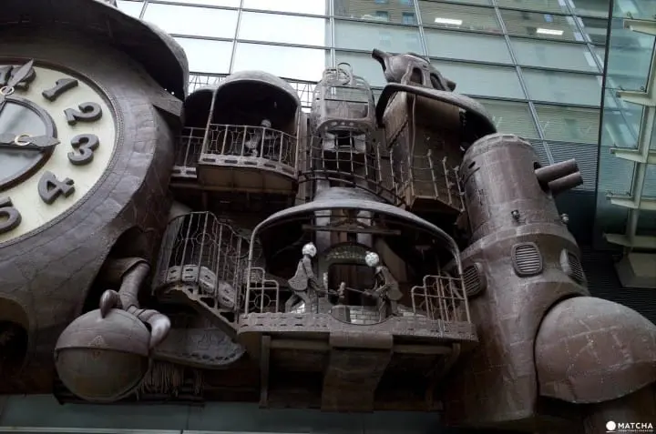 The Ghibli Clock In Shiodome – Enjoy Hayao Miazaki’s Art For Free!