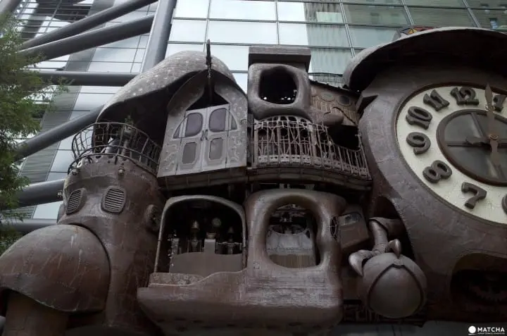 The Ghibli Clock In Shiodome – Enjoy Hayao Miazaki’s Art For Free!