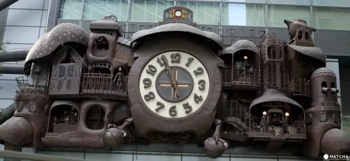 The Ghibli Clock In Shiodome – Enjoy Hayao Miazaki’s Art For Free!