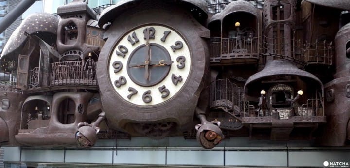 The Ghibli Clock In Shiodome – Enjoy Hayao Miazaki’s Art For Free!