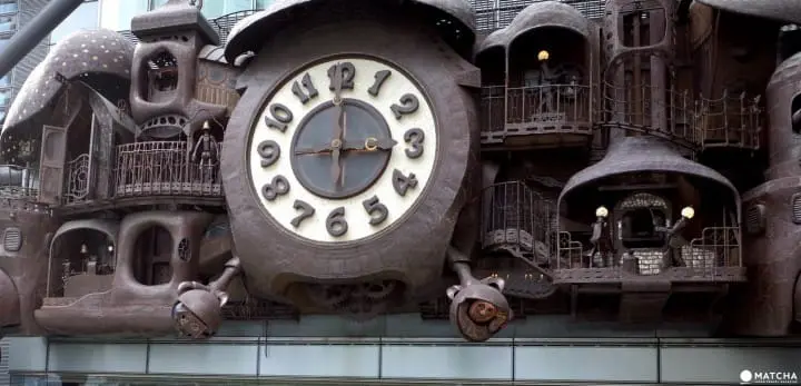 The Ghibli Clock In Shiodome – Enjoy Hayao Miazaki’s Art For Free!