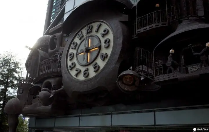 The Ghibli Clock In Shiodome – Enjoy Hayao Miazaki’s Art For Free!