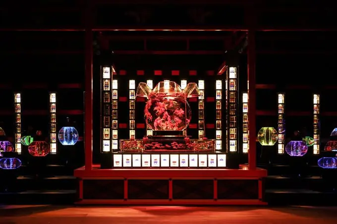 大政奉還150周年,二条城金魚夢幻共舞,華麗變身