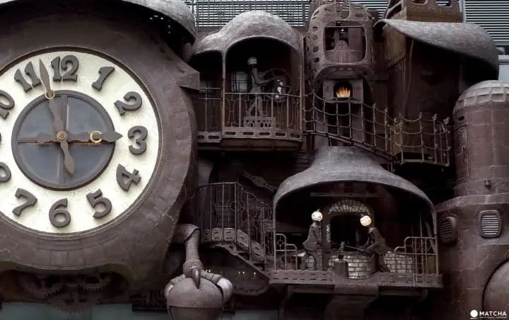 The Ghibli Clock In Shiodome – Enjoy Hayao Miazaki’s Art For Free!