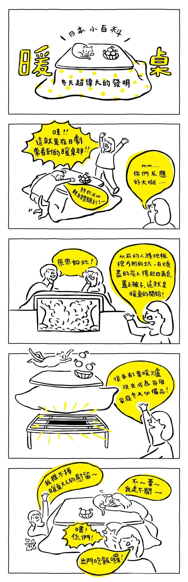 和小丸子一起赖在暖桌里！MATCHA画日本 暖炉桌