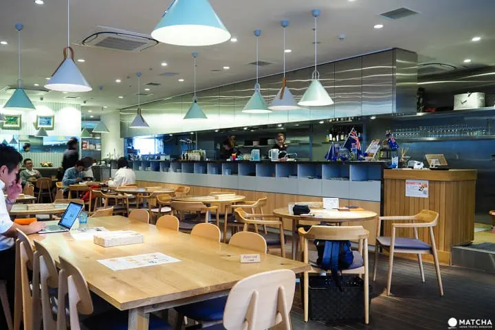 原宿表参道美食workinghoilday connection 用餐环境