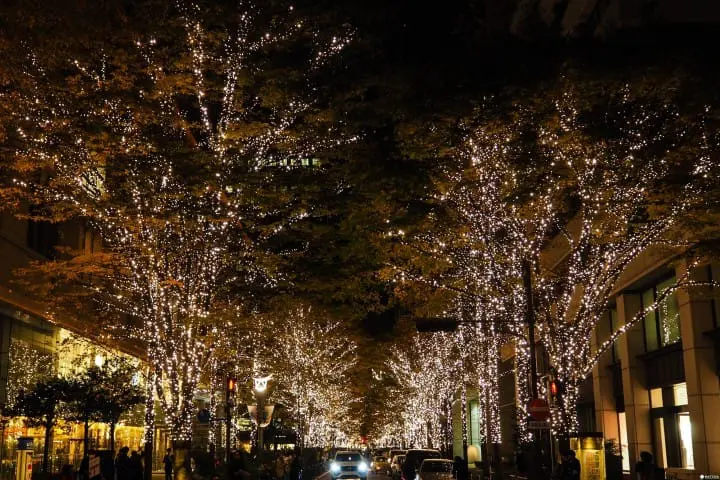 2017聖誕節跨年夜 東京車站周邊夜景點