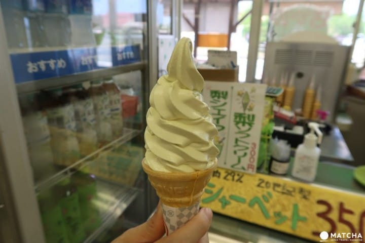 なしソフトクリーム