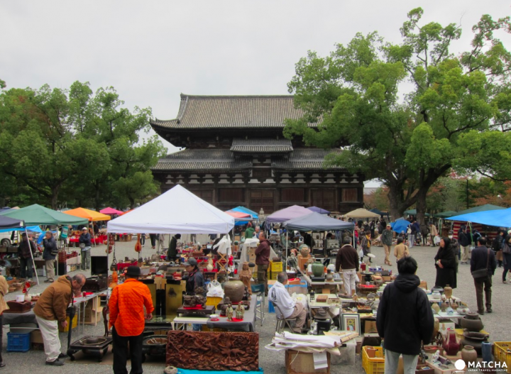 京都 東寺破銅爛鐵市集