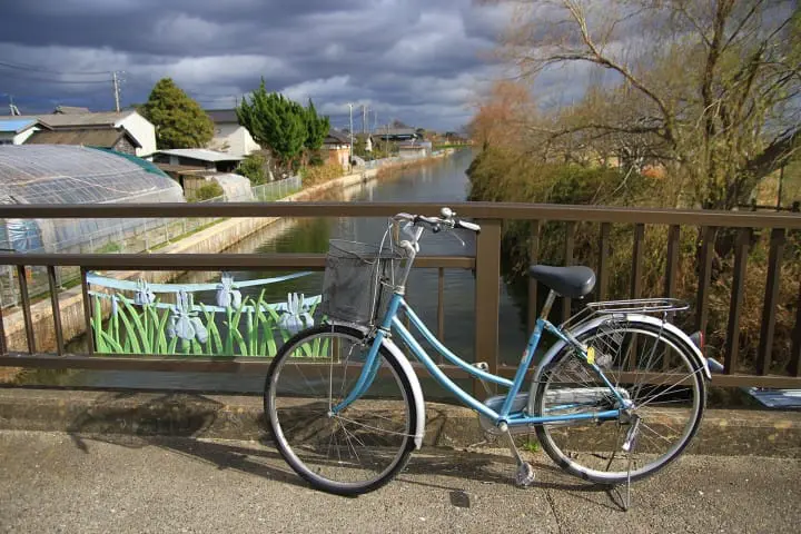 One late autumn day in Itako, the city on water edge