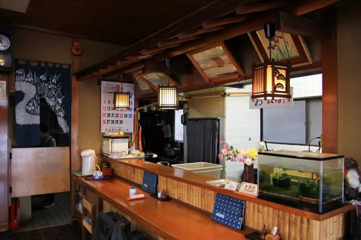 One late autumn day in Itako, the city on water edge