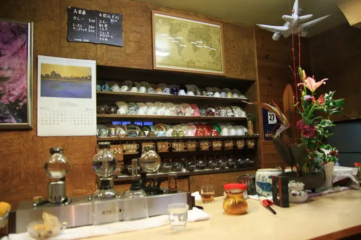 One late autumn day in Itako, the city on water edge