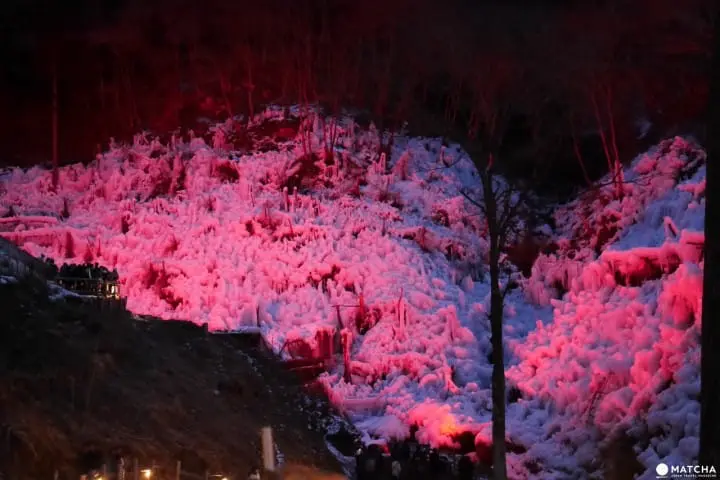 秩父西武芦之久保冰柱点灯