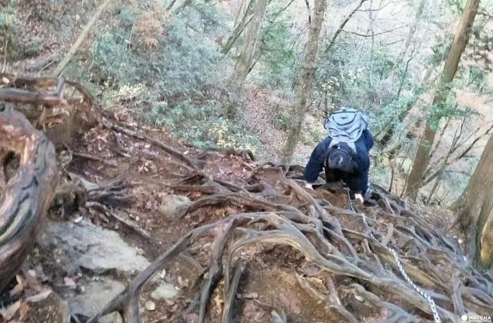 御岳　登山　ロック