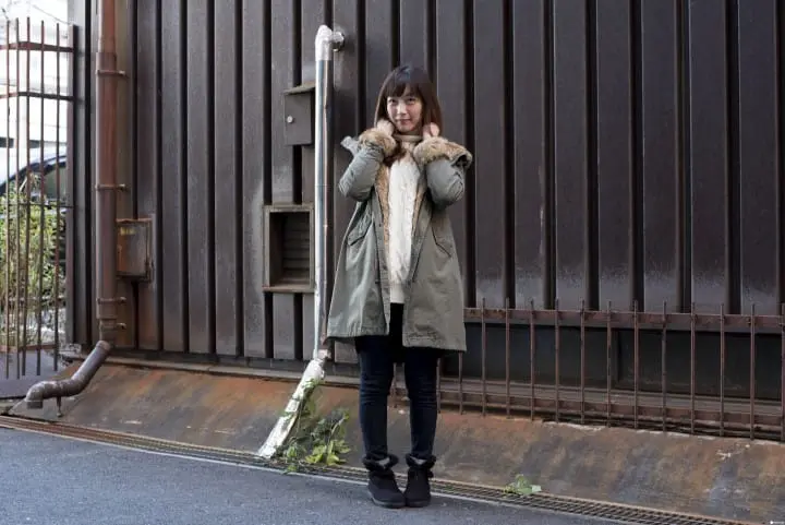 1月の関西地方の天気と服装：女性コーディネート