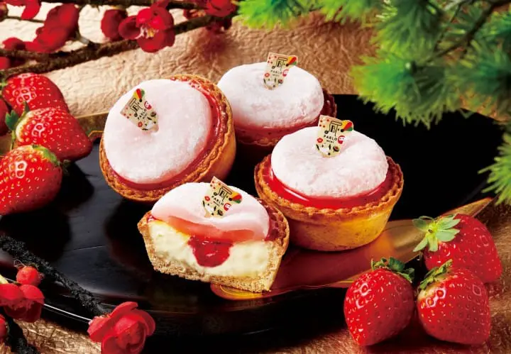 pablo草莓大福起司塔