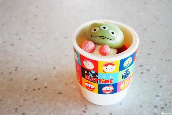 クリーミーカスタード&リトルグリーンまん、スーベニアカップ付き