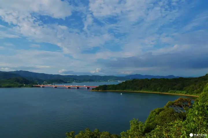 濱名湖館山寺富士山