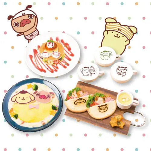 布丁狗胖胖褲豬福岡咖啡廳