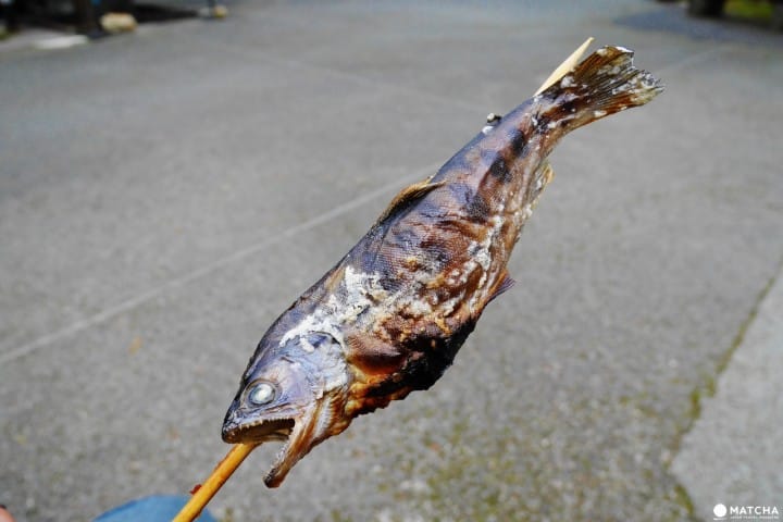 龍泉洞烤魚