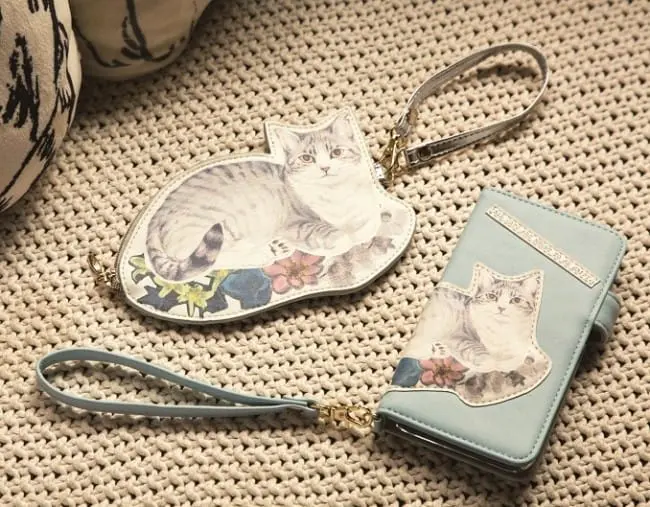 貓咪手機套 票卡夾Afternoon tea