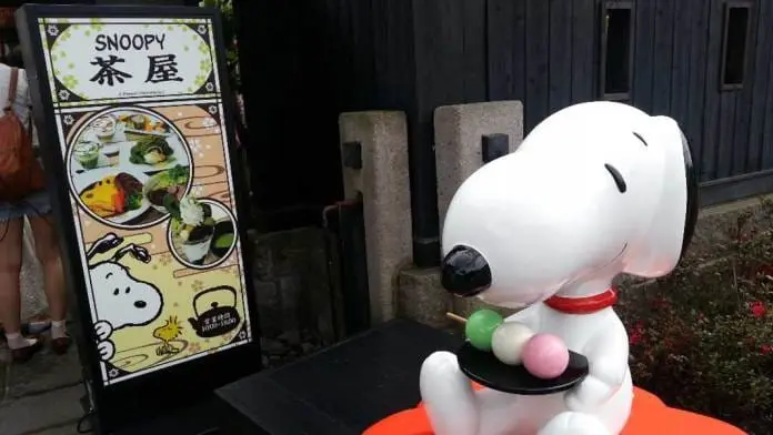 入乡随俗走和风 九州Snoopy茶房