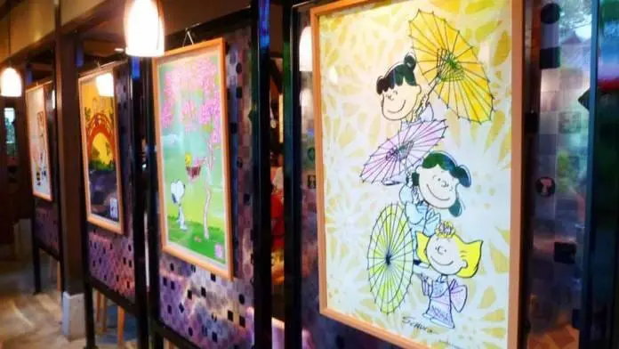 入乡随俗走和风 九州Snoopy茶房