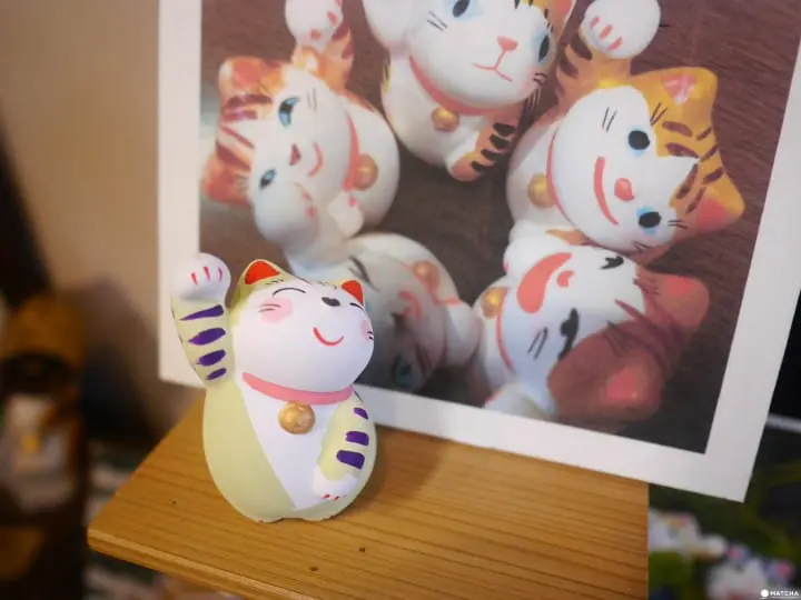 開運谷中堂開運向上貓