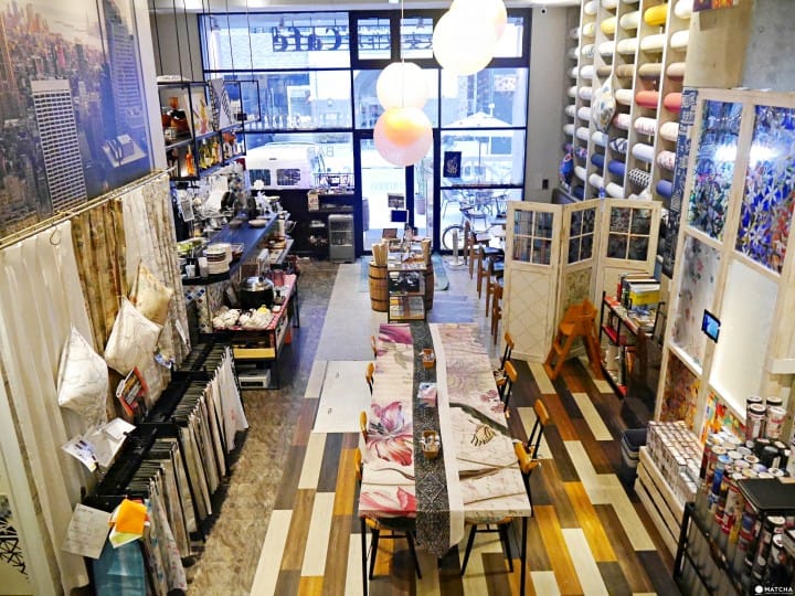 友安製作所cafe內觀