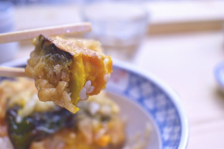 高圓寺巷弄美食ー炸蛋天丼專賣店「天すけ(天助)」