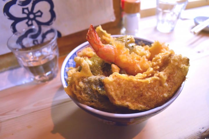 高圓寺巷弄美食ー炸蛋天丼專賣店「天すけ(天助)」