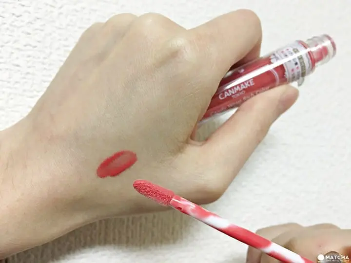CANMAKE果漾唇釉限定色04淑女苺红