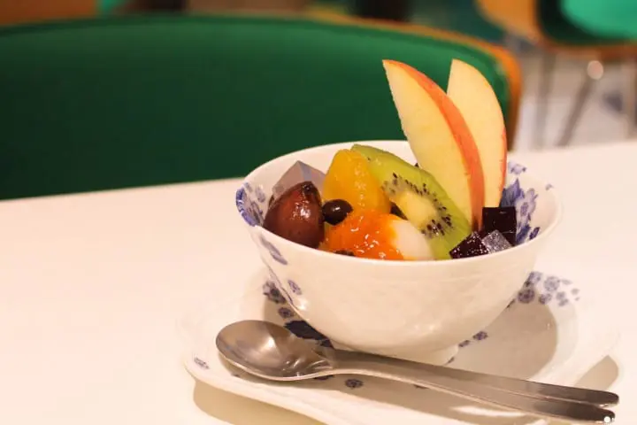 日式點心：寒天奶油餡蜜