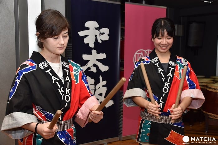 日本の打楽器「和太鼓」のレッスンに行ってきました