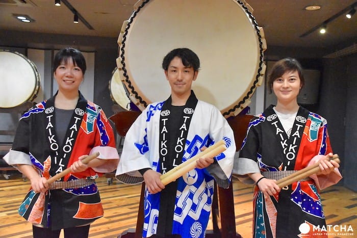 日本の打楽器「和太鼓」のレッスンに行ってきました