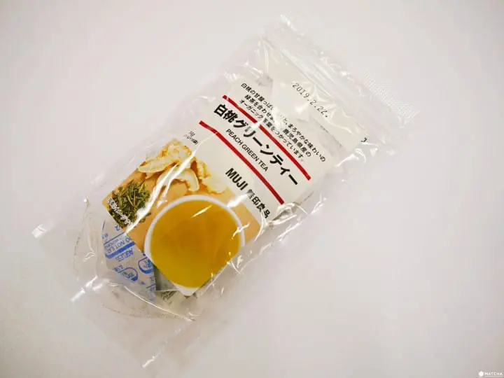 无印白桃有机绿茶茶包