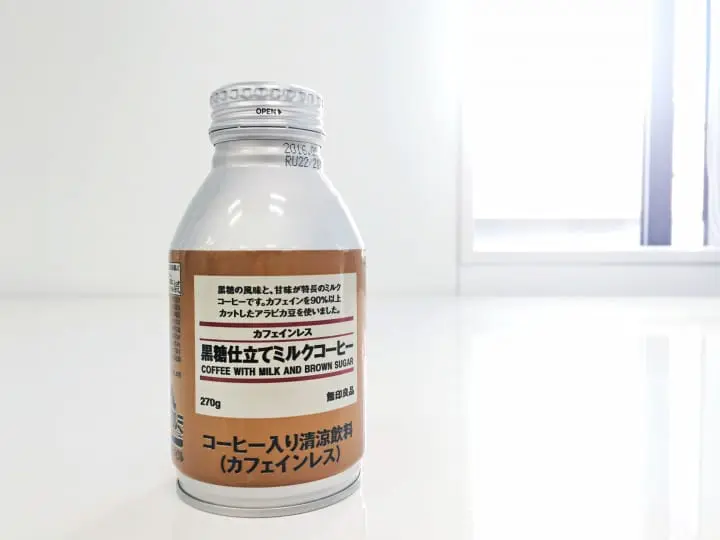 无印黑糖罐装咖啡拿铁