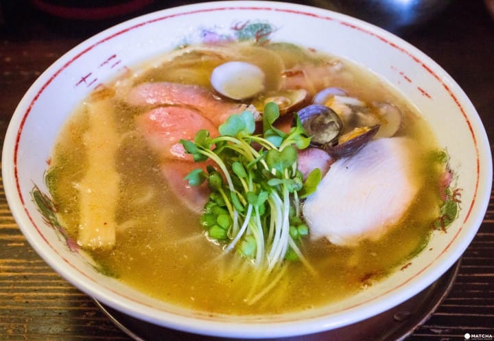 麩にかけろ 中崎壱丁の塩らーめん