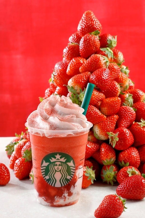 Starbucks coffee草莓多多星冰樂