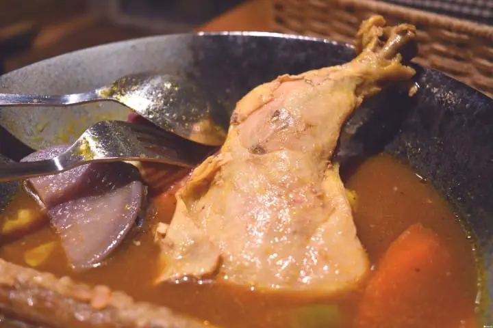 使用大量在地蔬菜，色香味俱全的湯咖哩「kifuku」