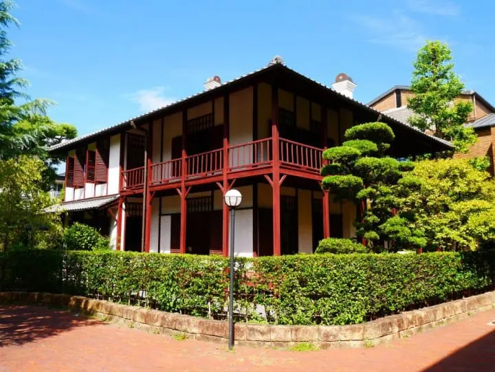 新島襄舊居一景