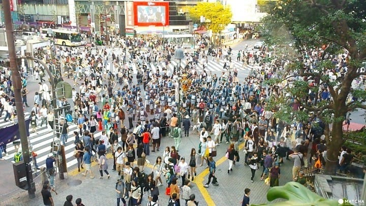 Shibuya's Scramble Crossing