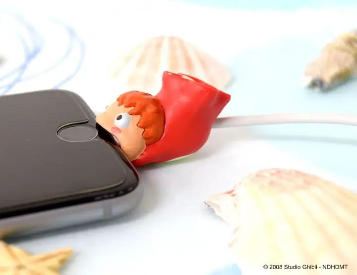 吉卜力動畫波妞化身iphoe傳輸線保護