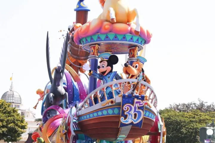 東京迪士尼遊行tokyo disney land