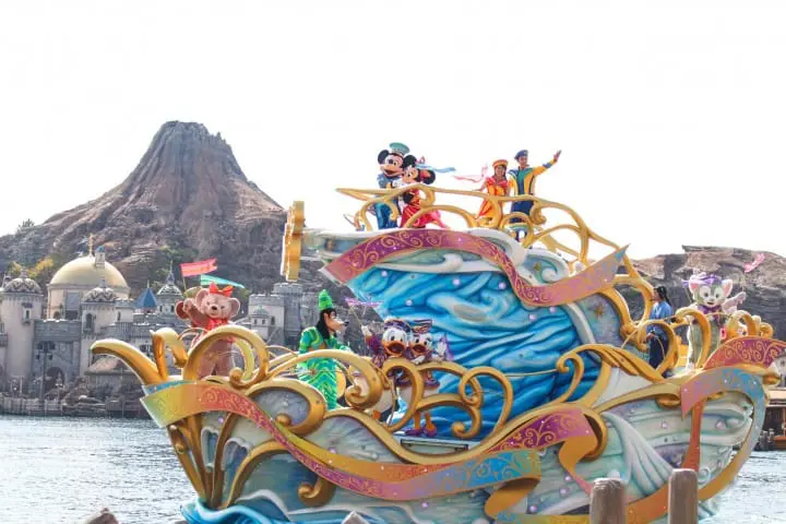 東京迪士尼遊行tokyo disney sea