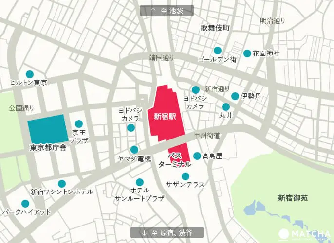 気になるアクセス情報から話題のショッピング・グルメスポットまで〜新宿完全攻略ガイド〜