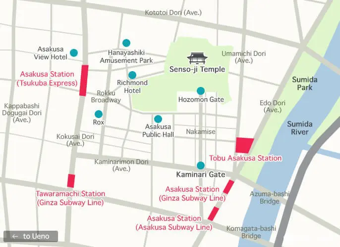 Asakusa access